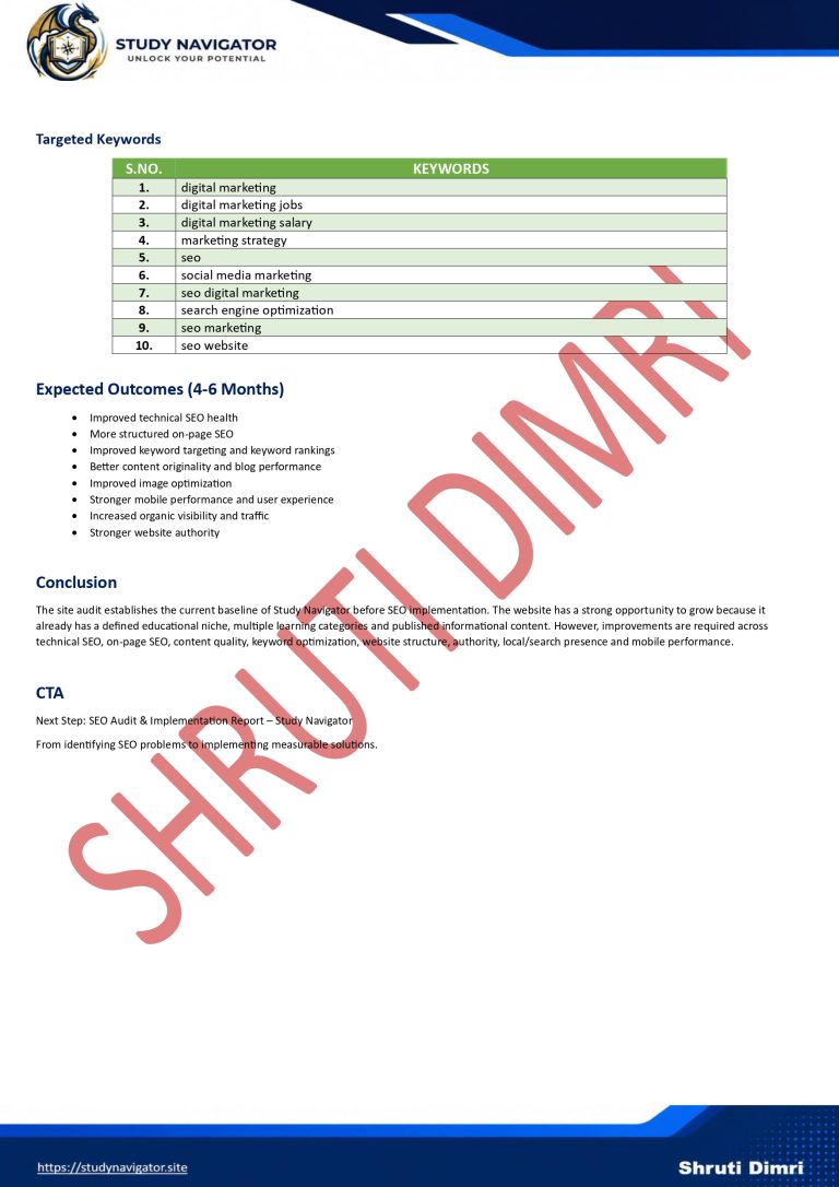 SITE AUDIT
